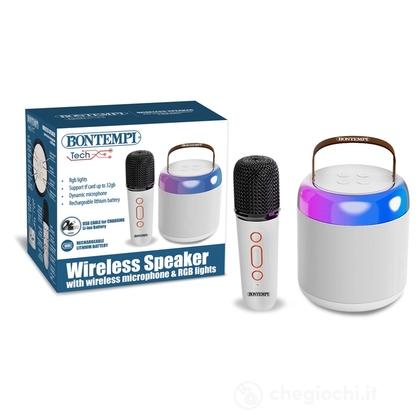 Amplificatore Wireless Con Microfono Wireless Ed Effetti Luminosi (490210)
