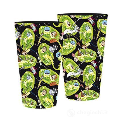 Rick & Morty Bicchiere 500ml Di Vetro Portals (ABYVER131)