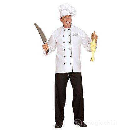 Costume Adulto Cuoco Mr Chef S - Carnevale - Widmann - Giocattoli