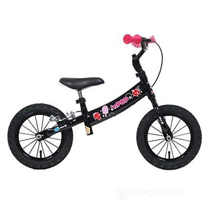 Bicicletta Nf 12 Running Bike 'Npop Nero/Fuxia (NFB00012)