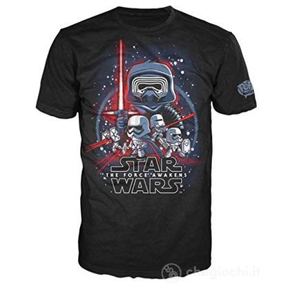 7882 - T-Shirt - Pop Tees 44 - Star Wars Tfa Poster - S