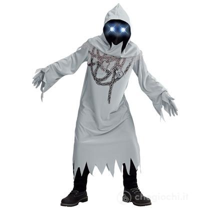 Fantasma Incatenato (Tunica, Guanti, Maschera Con Cappuccio E Occhiluminosi Ad Effetto Dissolvenza) (2 Batterie Aaa Incluse) (164 Cm / 14-16 Years)