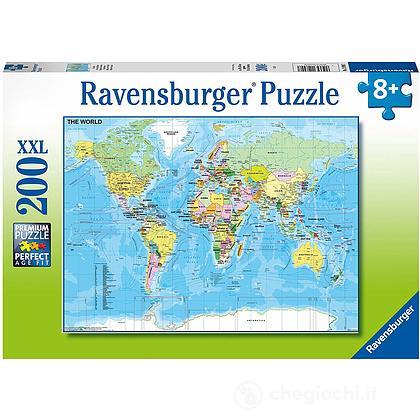 Puzzle 100 pezzi Mappa Del Mondo (12890)