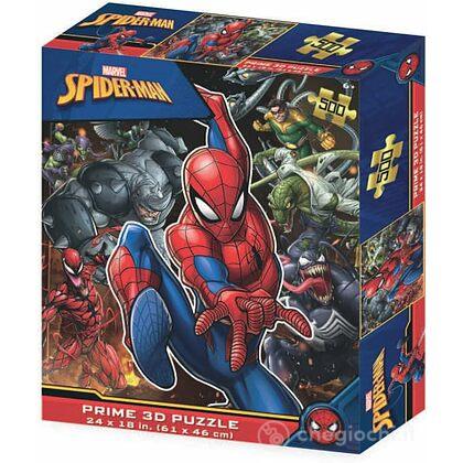 Puzzle Prime 3D Marvel Spider-Man 500 pz - cm 61x46