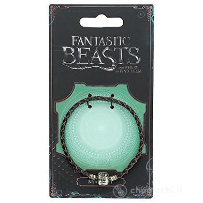 Fantastic Beasts: Brown Leather Charm Bracelet 19 Cm (Braccialetto)
