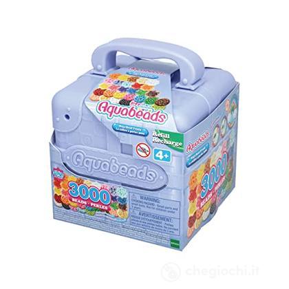 Aquabeads 79168 Scatola Perline Solide, Confezione Ricarica Con 8 Colori, Oltre 800 Perline, Per Bambini Dai 4 Anni, Non Serve Stirare