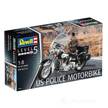 Motocicletta Polizia U.S. 1/18 (RV07915)