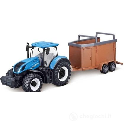 Farm Land Trattore New Holland con rimorchio