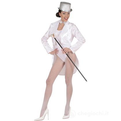 Frac Donna In Raso Bianco S