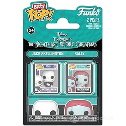 Funko Bitty Pop 2 Pack Nightmare Before Christmas Jack & Sally