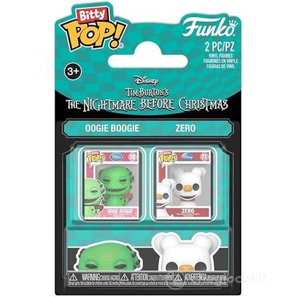 Funko Bitty Pop 2 Pack Nightmare Before Christmas Oogie Boogie & Zero