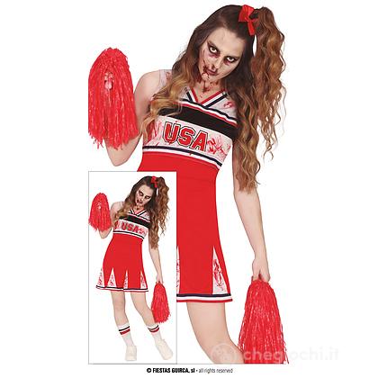 Costume Cheerleader Zombie Ragazzi Taglia 14-16 Anni (77925)