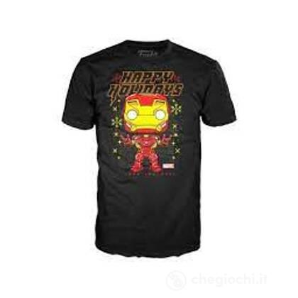 Marvel: Iron Man - Loose Tee - Happy Holiday Black (T-Shirt S)