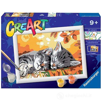 CreArt Serie E - Gattini in autunno (28932) - Kit artistici - Ravensburger  - Giocattoli