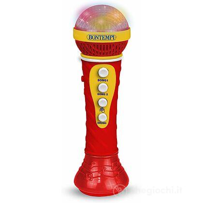 Microfono Karaoke Con Effetti Luminosi Rosso (41-2020)