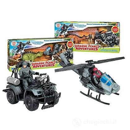 Dinosauri con mezzi Militari Playset luci e suoni. Assortito (10935)