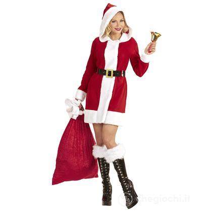 Miss Santa Natale (Vestito Con Cappuccio, Cintura) (L/XL)