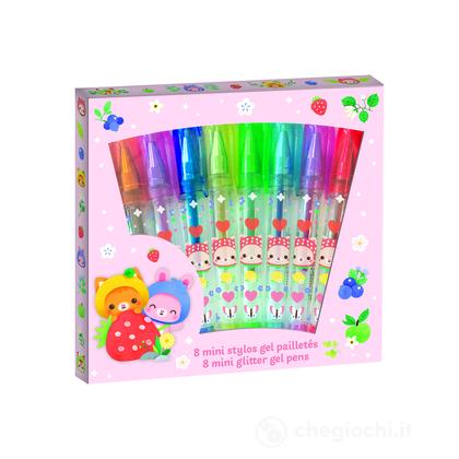 8 Mini Penne Gel Glitterate (J08941)