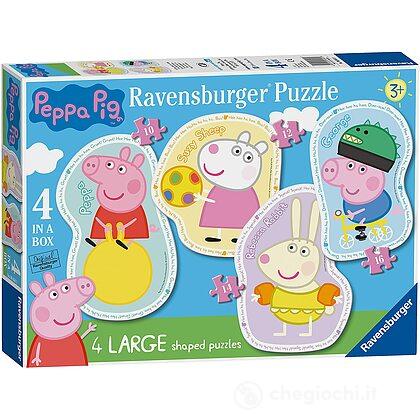 Peppa Pig 4 puzzle sagomati (6956)