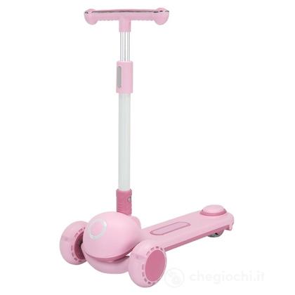 Monopattino 3 Ruote Buggy Rosa Con Ruote Luminose