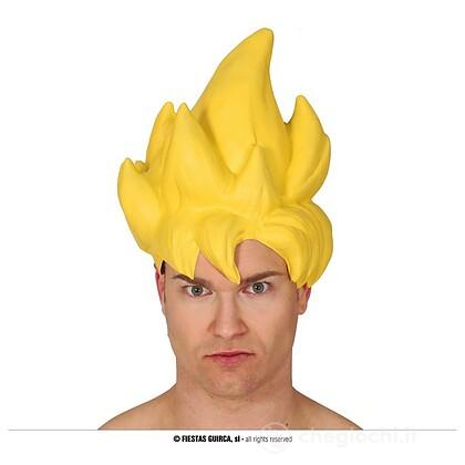 Parrucca Gialla Guerriero In Latex (4960)