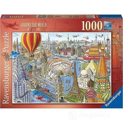 Giro del mondo in 80 giorni - Puzzle 1000 pezzi (16961) - Puzzle  incorniciabili - Ravensburger - Giocattoli