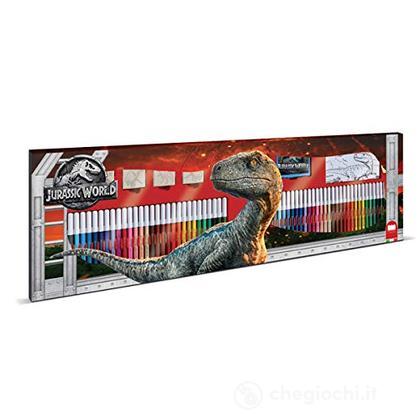 Mega Coloring 60 Pennarelli Jurassic World