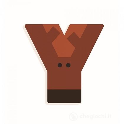 Y - Lettera in legno (colore assortito) (DD04984)