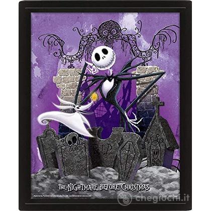 Disney - Nightmare Before Christmas - Graveyard 3D Lenticular Poster 25x20 Cm