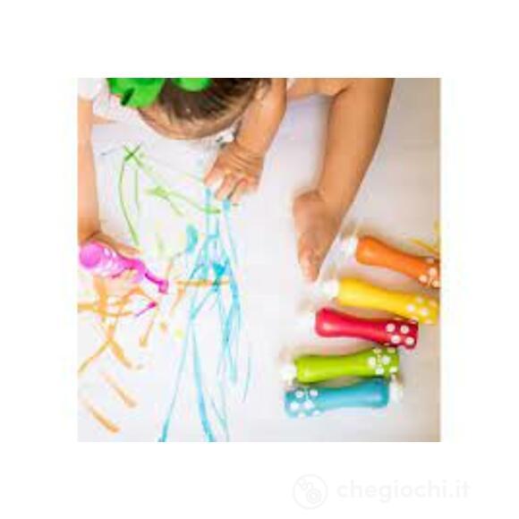6 pennarelli a schiuma - Colori per i più piccoli (DJ09002)