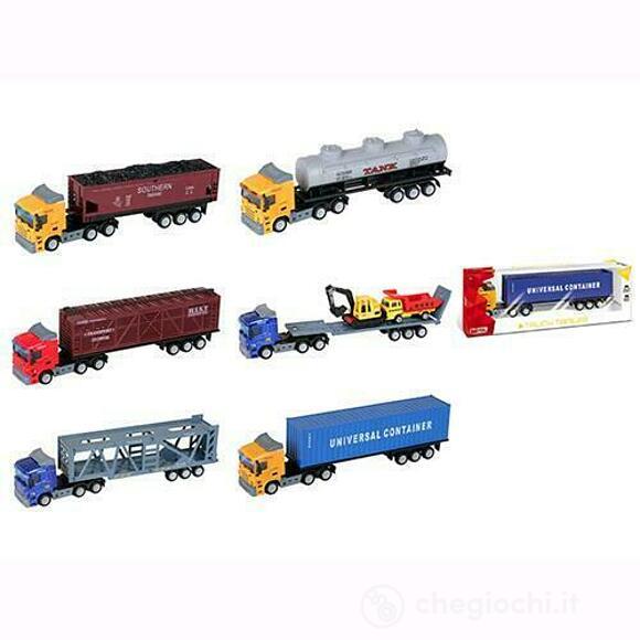 Camion con rimorchio (articolo assortito) 1/65 58002