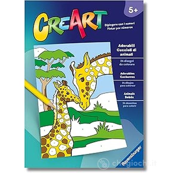 Creart Album da Colorare - Adorabili Cuccioli di animali (13096002)