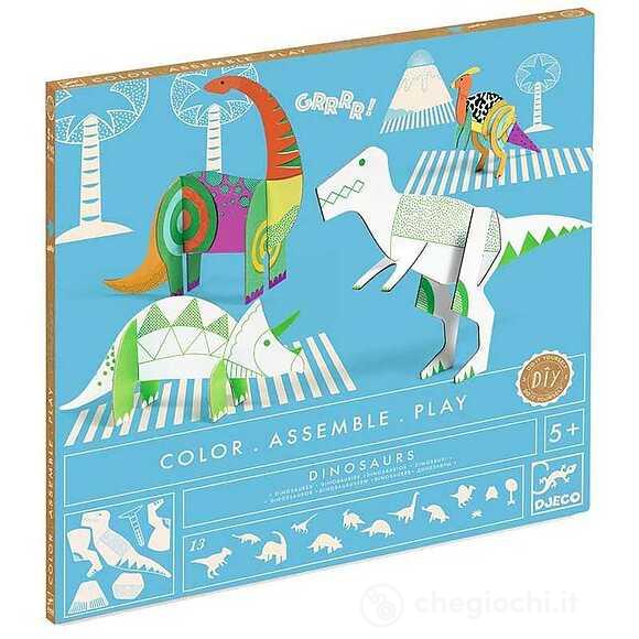 Dinosauri - Do it yourself - Color Assemble Play (DJ08004)