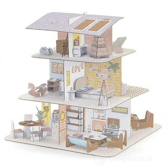 Casa delle bambole - Do it yourself - Color Assemble Play (DJ08005)