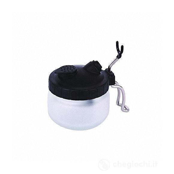 Contenitore Acrilico Pulizia  Aerografi - Cleaning Station With Airbrush Holder