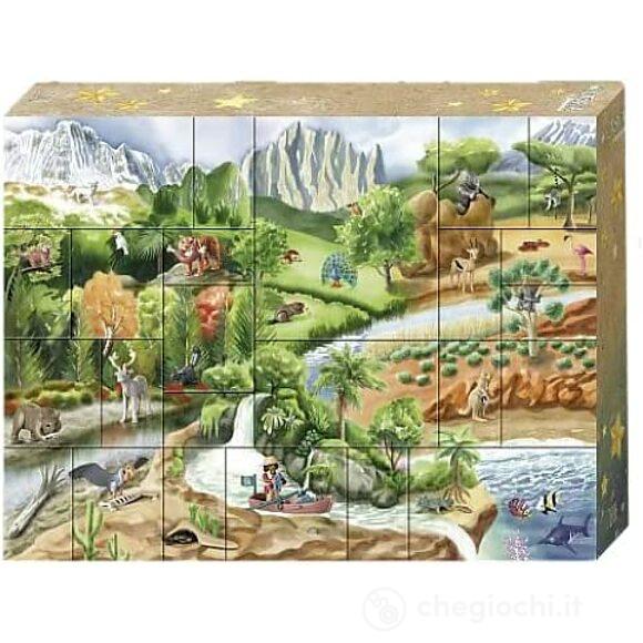 Calendario Dell'avvento Fai Da Te - Viaggio Degli Animali Intorno Al Mondo (71006)