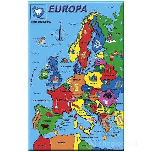 Puzzle Legno Europa (9645)