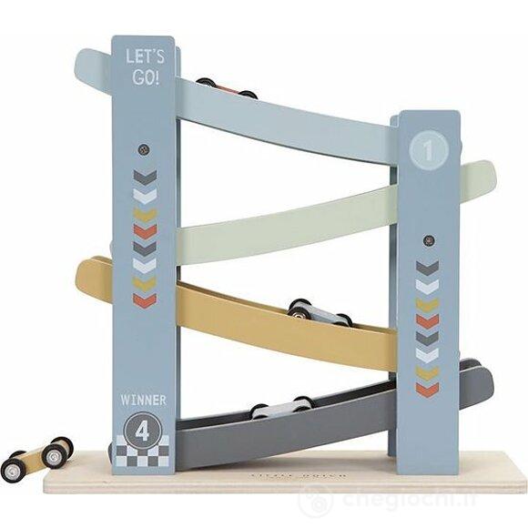 Race Track - scivolo con macchinine azzurro (LD7008)