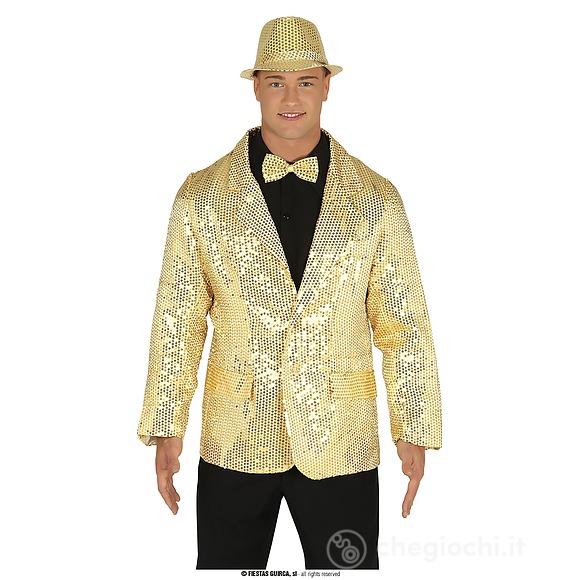 Giacchetta Paillettes Oro Adulto 46 - 48 (S) (88009)