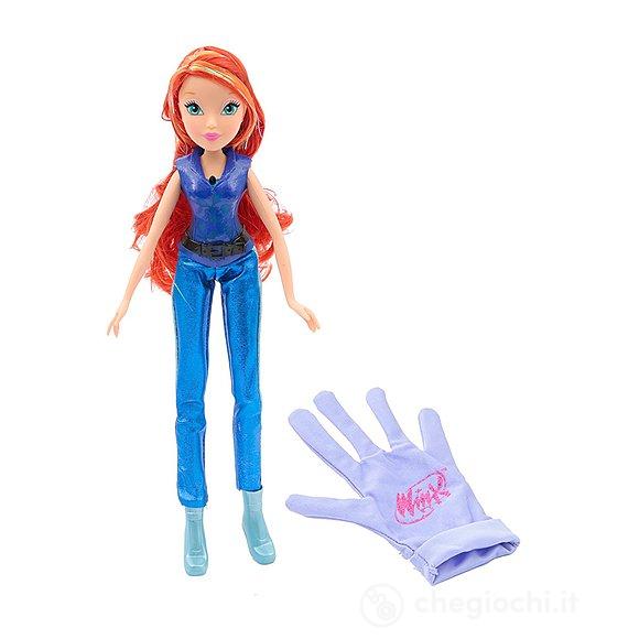 Winx Bloom Action Spy Light Up con Guanto per Bambina (WNX35000)