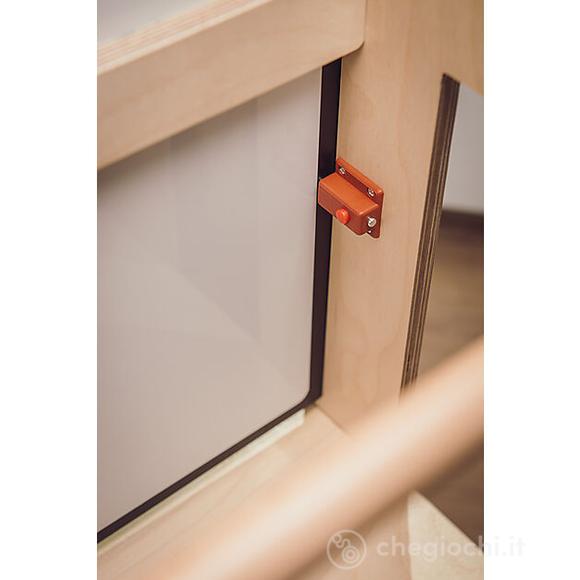 Torre Montessori 3 in 1 in legno con Lavagna - Tavolo e Sedia
