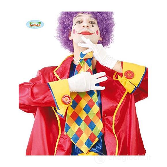 Cravatta Clown Scacchi 16010