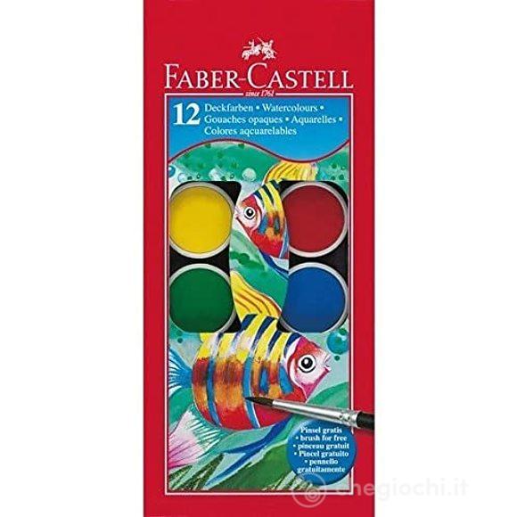 Astuccio 12 Acquerelli Con Pennello