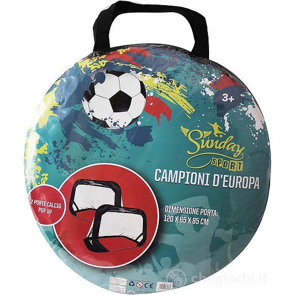 2 in 1 porta da calcio set con mini obiettivo di calcio palla