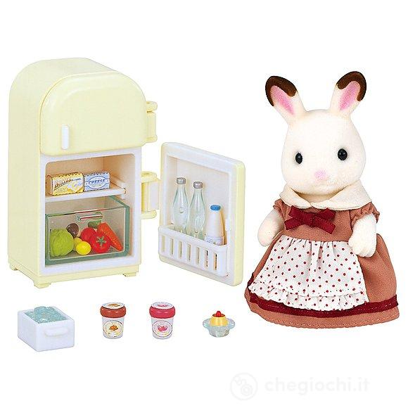 Mamma coniglio cioccolato con frigo (5014)