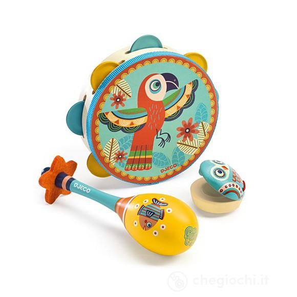 Animambo (DJ06016) Set Maracas, Tamburello, Naccare