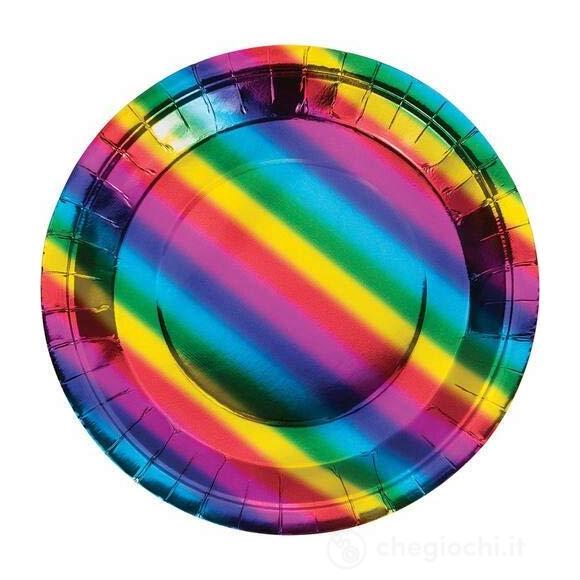 Creative Converting: Plt9 12/8Ct Rainbow Foil