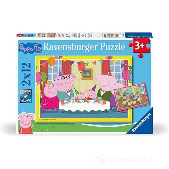Peppa Pig - Puzzle 2 x 12 pezzi (12004017)