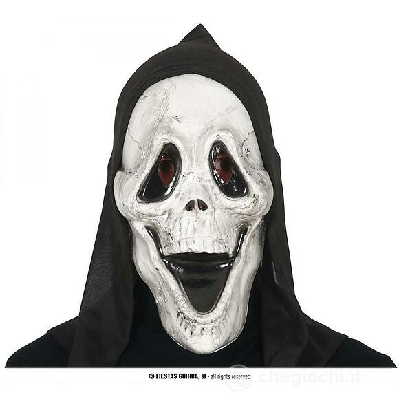 20017 Maschera Teschio Con Cappuccio