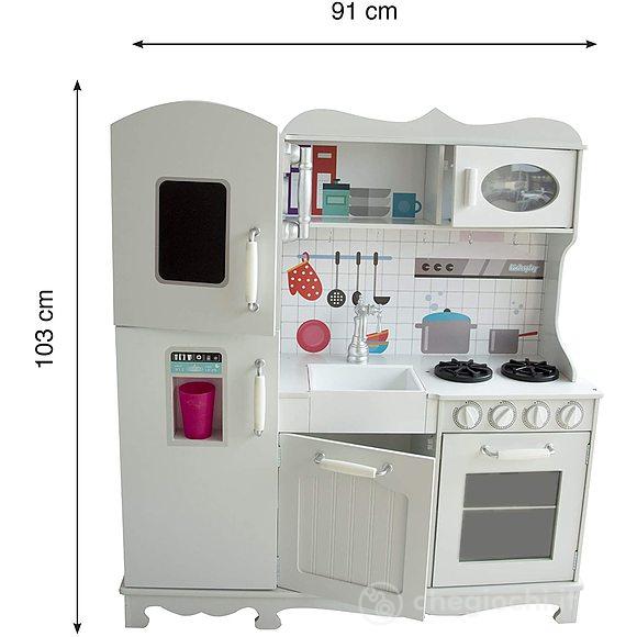 Cucina Legno Grande con accessori (ODG020)